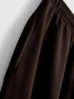 Pantalones de chándal rectos en mezcla de algodón