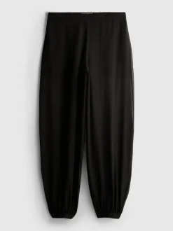 Pantalones de malla con bajos ajustados