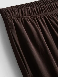 Pantalones de pernera ancha de punto