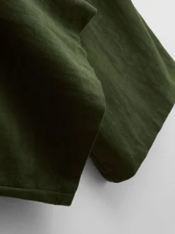 Pantalones de pernera ancha en mezcla de algodón