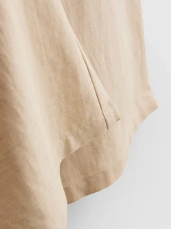 Pantalones de pernera ancha en mezcla de algodón