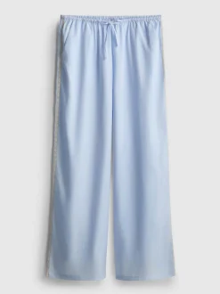 Pantalones de pijama anchos con encaje de The Edit