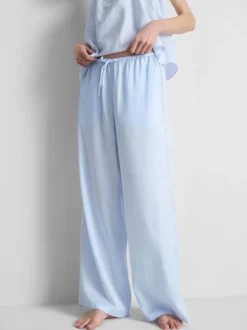Pantalones de pijama anchos con encaje de The Edit