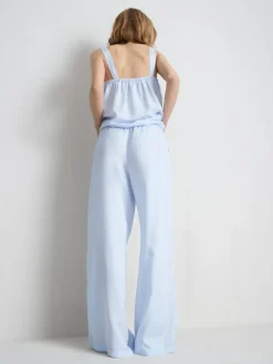 Pantalones de pijama anchos con encaje de The Edit