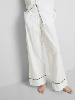 Pantalones de pijama anchos de algodón de The Edit