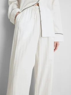 Pantalones de pijama anchos de algodón de The Edit