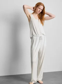 Pantalones de pijama con modal y cordón de ajuste