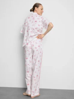 Pantalones de pijama de algodón «Room Service»
