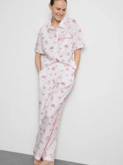 Pantalones de pijama de algodón «Room Service»