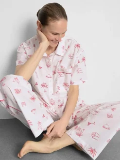 Pantalones de pijama de algodón «Room Service»