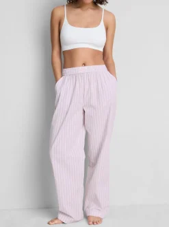 Pantalones de pijama rectos a rayas Love To Lounge
