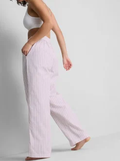 Pantalones de pijama rectos a rayas Love To Lounge