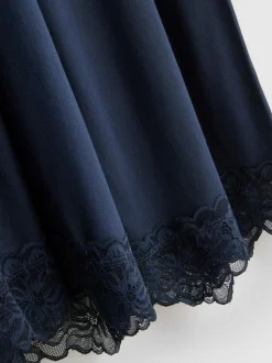 Pantalones de pijama tipo culotte con modal