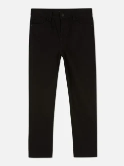 Pantalones de sarga de pernera recta