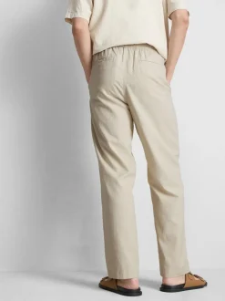 Pantalones en mezcla de lino