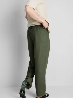 Pantalones en mezcla de lino