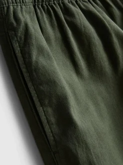 Pantalones en mezcla de lino