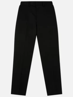Pantalones formales de sarga de corte entallado