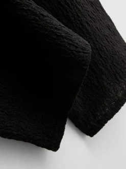 Pantalones fruncidos de pernera recta con cordón