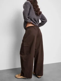 Pantalones militares de algodón con pernera ancha