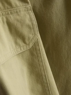 Pantalones militares de algodón con pernera ancha