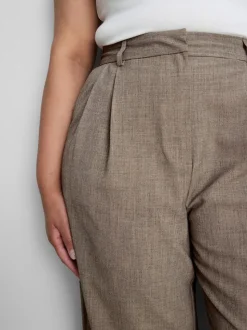 Pantalones plisados de pernera ancha By Coleen