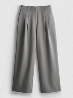 Pantalones plisados de pernera ancha By Coleen