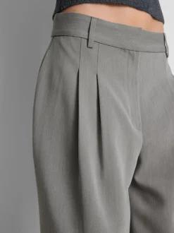 Pantalones plisados de pernera ancha By Coleen