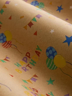 Papel de regalo de cumpleaños de 6 m
