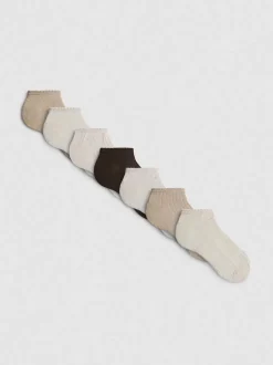 7 pares de calcetines deportivos con textura