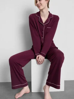 Pijama boyfriend ribeteado