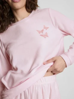 Pijama con sudadera de microfelpa