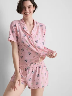 Pijama corto boyfriend de Mickey Mouse de Disney