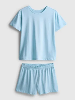 Pijama corto con camiseta de algodón