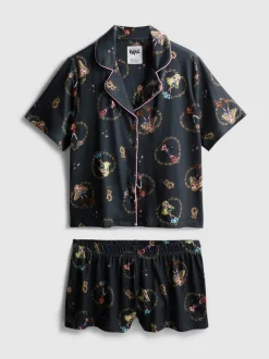 Pijama corto con estampado gráfico de Bratz
