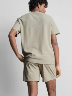 Pijama corto con textura