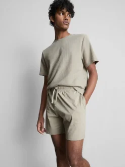 Pijama corto con textura