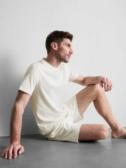 Pijama corto con textura
