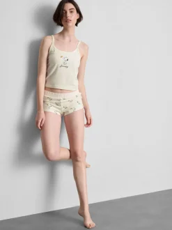 Pijama corto de algodón de Snoopy