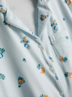 Pijama corto de corte boyfriend estampado