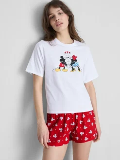 Pijama corto de Mickey y Minnie Mouse de Disney