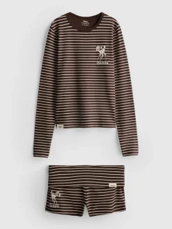 Pijama corto de rayas de algodón de Bambi de Disney