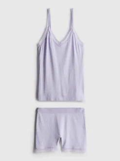 Pijama corto de tirantes sin costuras