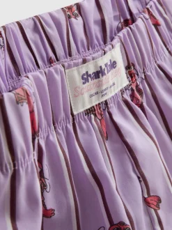 Pijama corto estampado de El espantatiburones