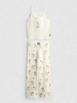 Pijama de canalé con estampado de Bambi de Disney
