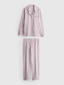 Pijama de corte boyfriend a rayas