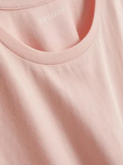 Pijama de manga corta estampado de algodón