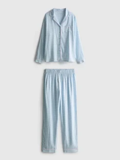 Pijama de sarga de estilo boyfriend