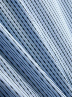 Pijama estampado de algodón con cuello redondo