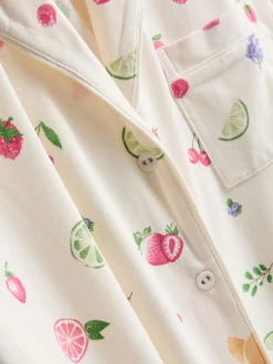 Pijama estampado de corte boyfriend